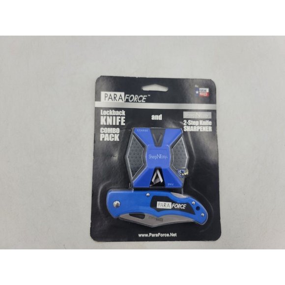 Lockback Knife Combo Pack Paraforce 2 Step Sharpener A9 - Picture 4 of 11